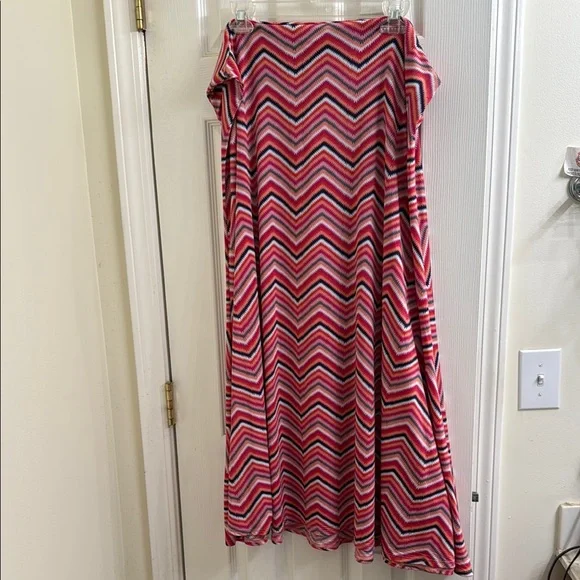 Lularoe Skirts | Nwot Lularoe Maxi Skirt | Color: Red/White | Size: 2XL | Shannonsallen's Closet